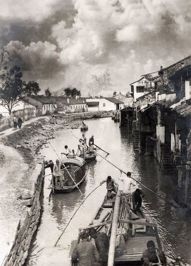 吳門歸棹，1933年 郎靜山.jpg